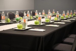 Business room table setting